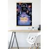 image:imageTrends International Star Wars The Empire Strikes Back  One Sheet 2 Wall Poster 22375 x 34 Black Framed VersionPremium Print and Beechwood Hanger Bundle
