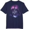 image:imageStar Wars Darth Vader Space Helmet Galaxy TShirt TShirtNavy Blue
