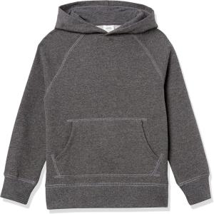 image:imageAmazon Essentials Boys and Toddlers Fleece Pullover Hoodie SweatshirtsCharcoal Heather Gray
