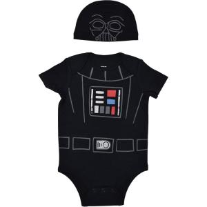 image:imageSTAR WARS The Mandalorian The Child Darth Vader R2D2 Baby Cosplay Bodysuit and Hat Set Newborn to InfantDarth Vader