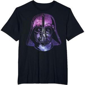 image:imageStar Wars Darth Vader Space Helmet Galaxy TShirt TShirtBlack