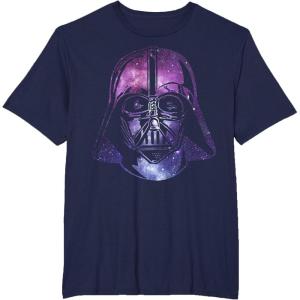 image:imageStar Wars Darth Vader Space Helmet Galaxy TShirt TShirtNavy Blue
