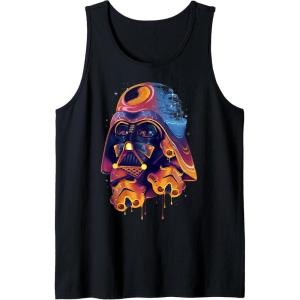 image:imageStar Wars Darth Vader Trooper Helmets Psychedelic Drip Tank TopBlack