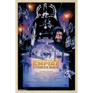 image:imageTrends International Star Wars The Empire Strikes Back  One Sheet 2 Wall Poster 22375 x 34 Black Framed VersionBlonde Framed Version