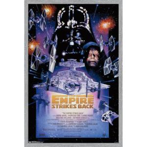 image:imageTrends International Star Wars The Empire Strikes Back  One Sheet 2 Wall Poster 22375 x 34 Black Framed VersionGray Framed Version