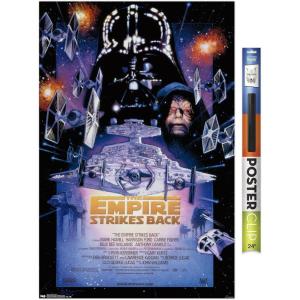 image:imageTrends International Star Wars The Empire Strikes Back  One Sheet 2 Wall Poster 22375 x 34 Black Framed VersionPremium Poster  Clip Bundle