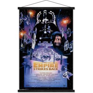 image:imageTrends International Star Wars The Empire Strikes Back  One Sheet 2 Wall Poster 22375 x 34 Black Framed VersionPremium Print and Black Hanger Bundle