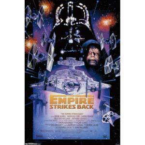 image:imageTrends International Star Wars The Empire Strikes Back  One Sheet 2 Wall Poster 22375 x 34 Black Framed VersionPremium Unframed Version