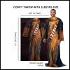 image:imageNorthwest Star Wars Full Body Player Comfy Throw Blanket with Sleeves 48 x 71 Inches Wearable Being Darth VaderBeing Chewie