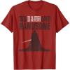 image:imageStar Wars Tall Darth and Handsome Funny TShirtCranberry Red