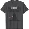 image:imageStar Wars Tall Darth and Handsome Funny TShirtDark Heather Grey