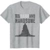 image:imageStar Wars Tall Darth and Handsome Funny TShirtHeather Grey