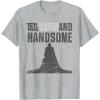 image:imageStar Wars Tall Darth and Handsome Funny TShirtHeather Grey