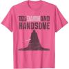 image:imageStar Wars Tall Darth and Handsome Funny TShirtPink Heather