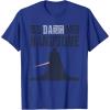 image:imageStar Wars Tall Darth and Handsome Funny TShirtRoyal Blue