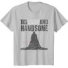 image:imageStar Wars Tall Darth and Handsome Funny TShirtSilver Grey