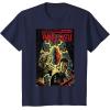 image:imageStar Wars Vader Spaceship Castle Comic Cover Graphic TShirt TShirtNavy Blue