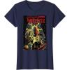 image:imageStar Wars Vader Spaceship Castle Comic Cover Graphic TShirt TShirtNavy Blue
