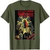 image:imageStar Wars Vader Spaceship Castle Comic Cover Graphic TShirt TShirtOlive Green