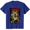 image:imageStar Wars Vader Spaceship Castle Comic Cover Graphic TShirt TShirtRoyal Blue