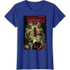image:imageStar Wars Vader Spaceship Castle Comic Cover Graphic TShirt TShirtRoyal Blue