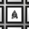 image:imageTrends International Gallery Pops Star Wars Saga  Darth Vader Watercolor Wall Art Wall Poster 12 x 12 Black Framed VersionBlack Framed Version