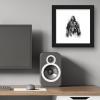 image:imageTrends International Gallery Pops Star Wars Saga  Darth Vader Watercolor Wall Art Wall Poster 12 x 12 Black Framed VersionBlack Framed Version
