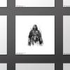 image:imageTrends International Gallery Pops Star Wars Saga  Darth Vader Watercolor Wall Art Wall Poster 12 x 12 Black Framed VersionUnframed Version