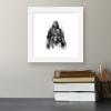 image:imageTrends International Gallery Pops Star Wars Saga  Darth Vader Watercolor Wall Art Wall Poster 12 x 12 Black Framed VersionWhite Framed Version