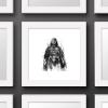 image:imageTrends International Gallery Pops Star Wars Saga  Darth Vader Watercolor Wall Art Wall Poster 12 x 12 Black Framed VersionWhite Framed Version