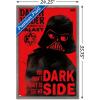 image:imageTrends International Star Wars Saga  Vader Dark Side Wall Poster 34L x 224W Premium Unframed VersionBarnwood Framed Version