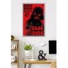 image:imageTrends International Star Wars Saga  Vader Dark Side Wall Poster 34L x 224W Premium Unframed VersionGray Framed Version