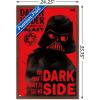 image:imageTrends International Star Wars Saga  Vader Dark Side Wall Poster 34L x 224W Premium Unframed VersionMahogany Framed Version