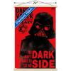 image:imageTrends International Star Wars Saga  Vader Dark Side Wall Poster 34L x 224W Premium Unframed VersionPremium Print and Beechwood Hanger Bundle