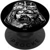 image:imageStar Wars Darth Vader Helmet Saga Black And White PopSockets Adhesive PopGripAdhesive PopGrip