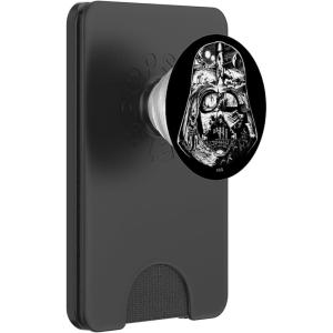 image:imageStar Wars Darth Vader Helmet Saga Black And White PopSockets Adhesive PopGripMagnetic PopWallet