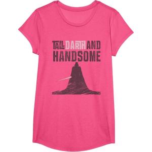 image:imageStar Wars Tall Darth and Handsome Funny TShirtPink Heather