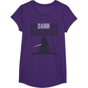 image:imageStar Wars Tall Darth and Handsome Funny TShirtPurple