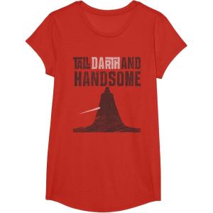 image:imageStar Wars Tall Darth and Handsome Funny TShirtRed