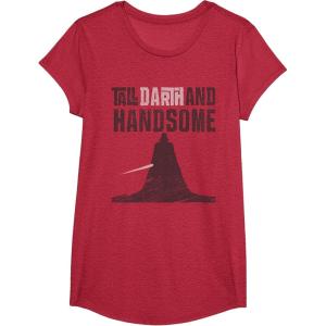 image:imageStar Wars Tall Darth and Handsome Funny TShirtRed Heather