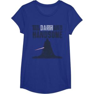 image:imageStar Wars Tall Darth and Handsome Funny TShirtRoyal Blue