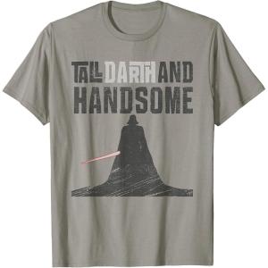 image:imageStar Wars Tall Darth and Handsome Funny TShirtSlate Grey