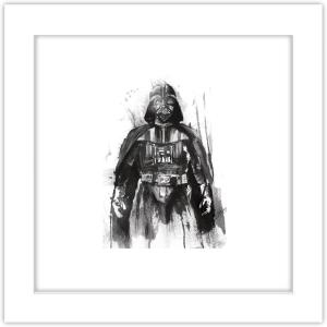 image:imageTrends International Gallery Pops Star Wars Saga  Darth Vader Watercolor Wall Art Wall Poster 12 x 12 Black Framed VersionWhite Framed Version