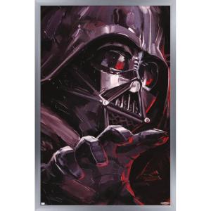 image:imageTrends International Star Wars ObiWan Kenobi  Darth Vader Portrait Wall Poster 22375 x 34 Premium Unframed VersionSilver Framed Version