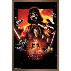 image:imageTrends International Star Wars Saga  VIllains Wall Poster 22375 x 34 Premium Unframed VersionBronze Framed Version