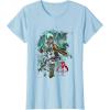 image:imageStar Wars Boba Fett Grunge Profile Graphic TShirt TShirtBaby Blue
