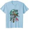 image:imageStar Wars Boba Fett Grunge Profile Graphic TShirt TShirtBaby Blue