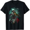 image:imageStar Wars Boba Fett Grunge Profile Graphic TShirt TShirtBlack