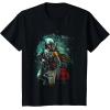 image:imageStar Wars Boba Fett Grunge Profile Graphic TShirt TShirtBlack