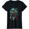 image:imageStar Wars Boba Fett Grunge Profile Graphic TShirt TShirtBlack